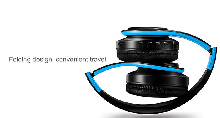 Factory supply Wireless Bluetooth headphone stereo headset music earphone support SD card with mic for mobile ipad iphone huawei