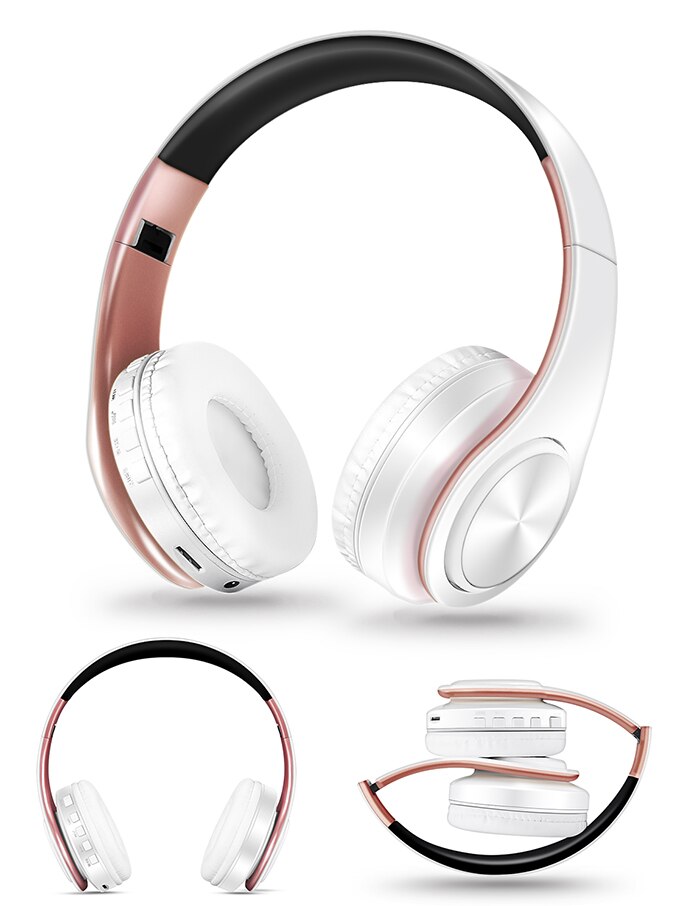 Factory supply Wireless Bluetooth headphone stereo headset music earphone support SD card with mic for mobile ipad iphone huawei