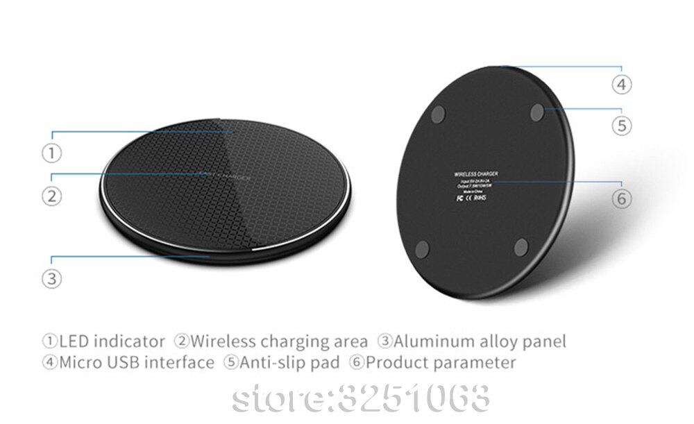10W 7.5W Fast Qi Wireless Charging for Apple iPhone 11 Pro
