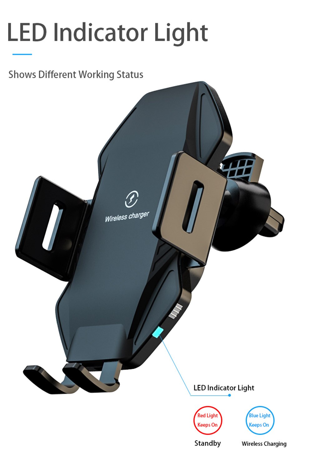 Qi 10W Fast Car Wireless Charger for Blackview