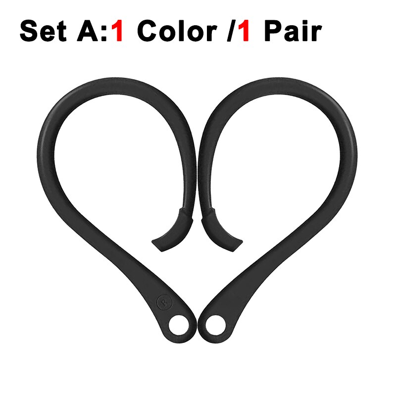 Sports Silicone Ear Hooks for Apple AirPods pro Accessories Anti-fall Bluetooth Earphone for airpod 2 3 Holder for Airpods 3 2 1