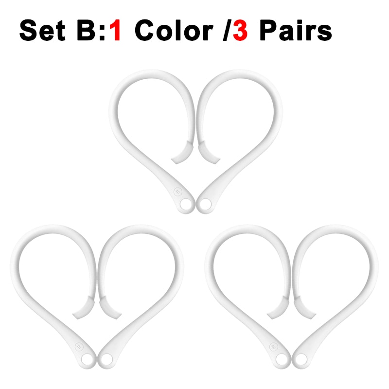 Sports Silicone Ear Hooks for Apple AirPods pro Accessories Anti-fall Bluetooth Earphone for airpod 2 3 Holder for Airpods 3 2 1
