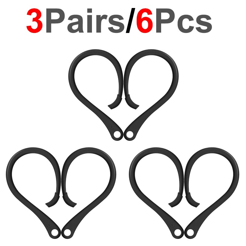 Sports Silicone Ear Hooks for Apple AirPods pro Accessories Anti-fall Bluetooth Earphone for airpod 2 3 Holder for Airpods 3 2 1