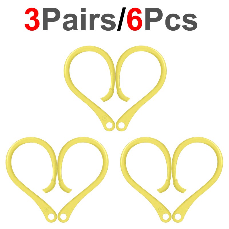 Sports Silicone Ear Hooks for Apple AirPods pro Accessories Anti-fall Bluetooth Earphone for airpod 2 3 Holder for Airpods 3 2 1