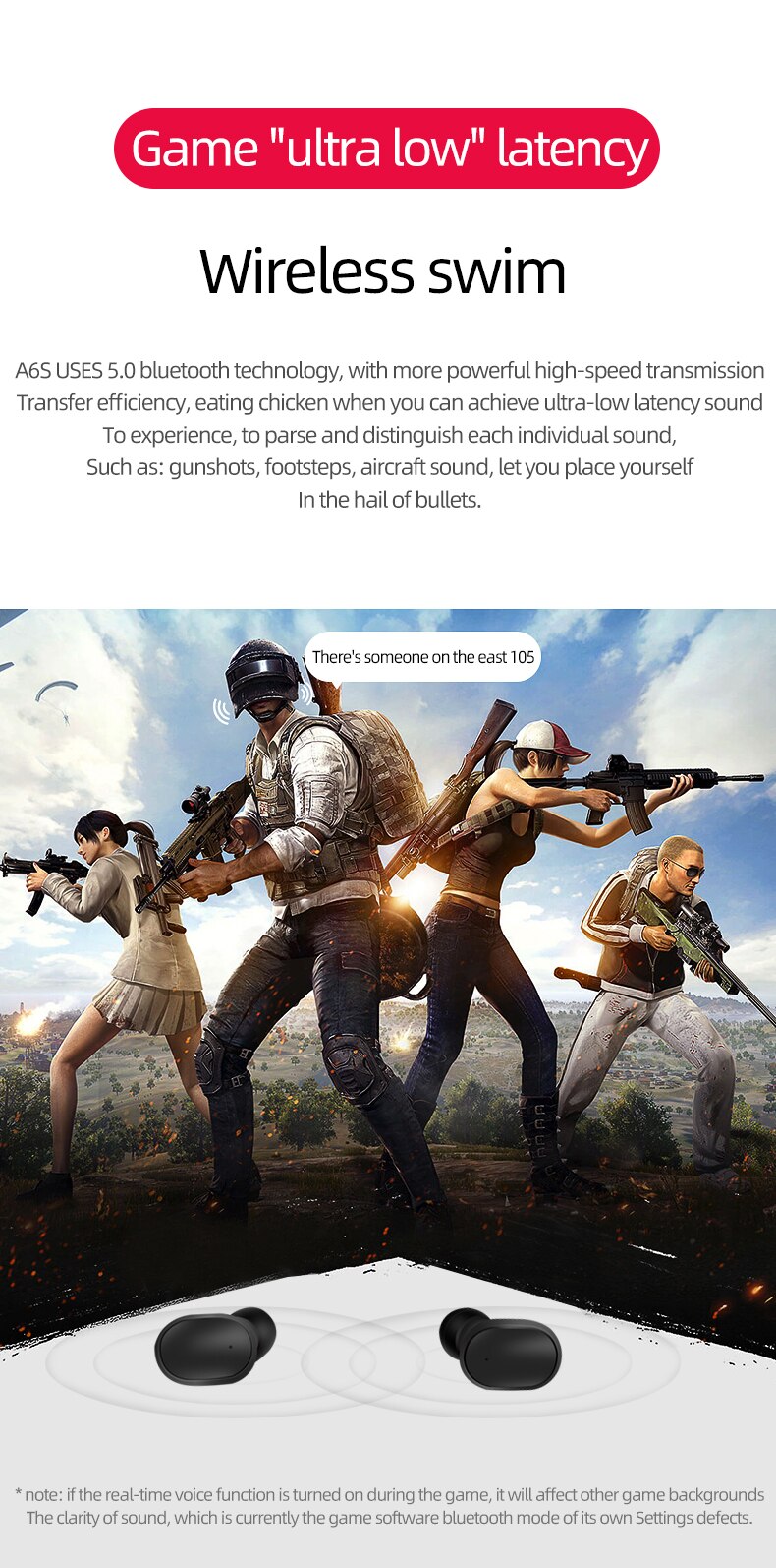 TWS Bluetooth V5.0 Earphones Wireless Headphones With Microphone Sports Waterproof HIFI Stereo Earbuds Noise Cancelling Headset