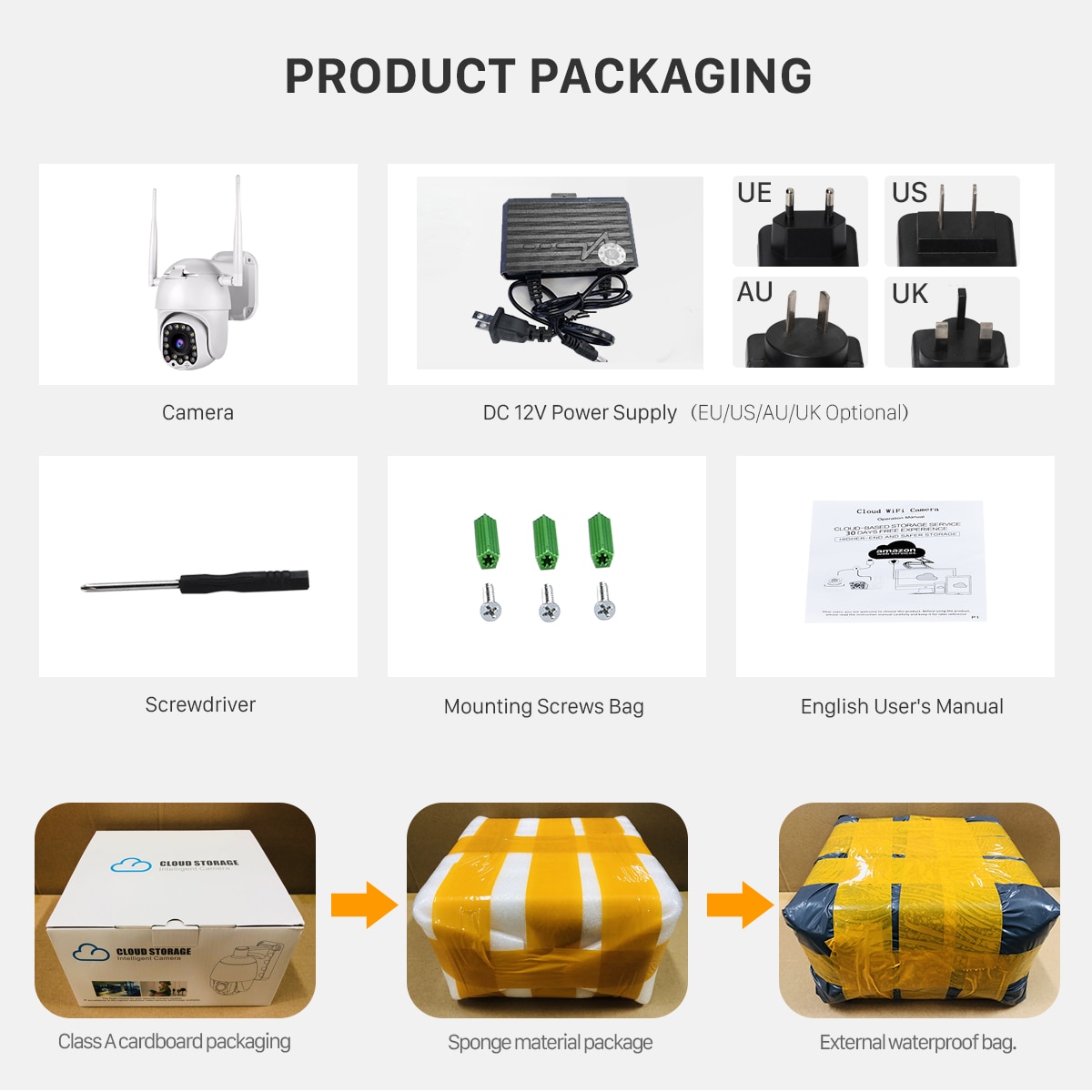 Outdoor Home Security PTZ Camera